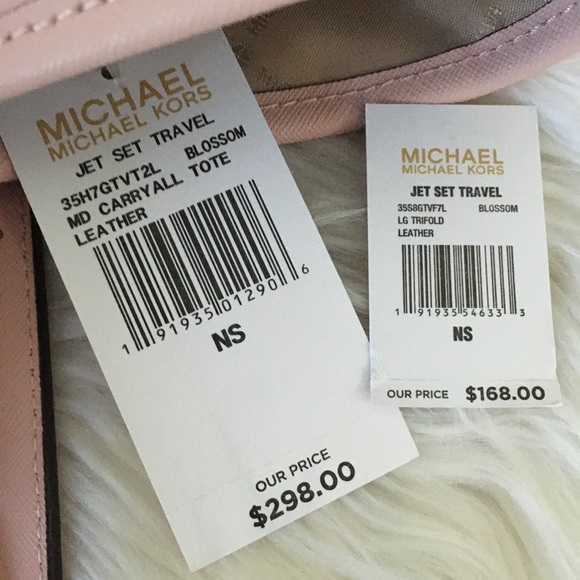 Michael Kors jet set medium carryall tot & wallet - Picture 7 of 8